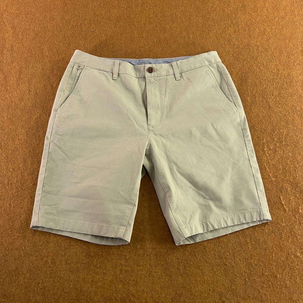 Bonobos Mens 33 Khaki Tan 9 Inseam Stretch Chino Shorts